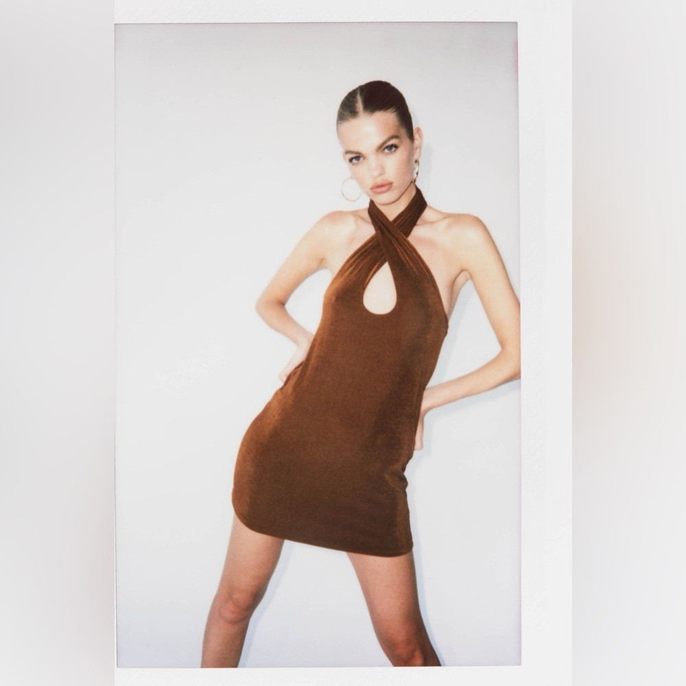 With Jean Lena Dress in Chocolate